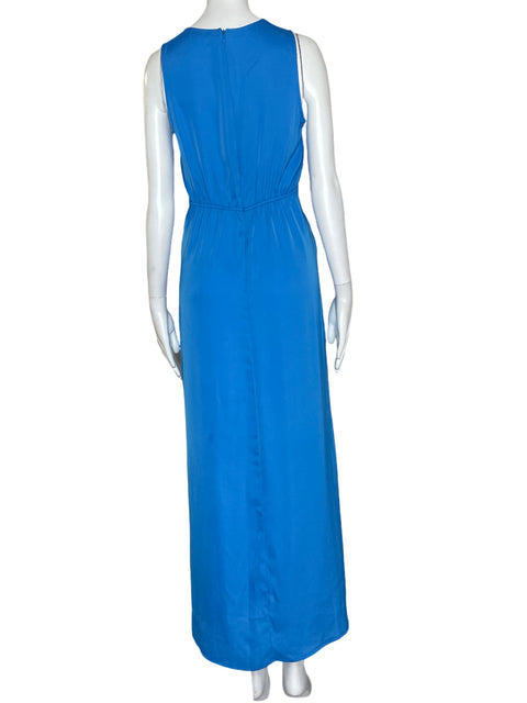 Vestido Prettygarden Sin Mangas Amarre Azul- Talla S