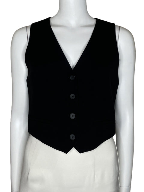 Chaleco Zara Casual Negro-Talla S