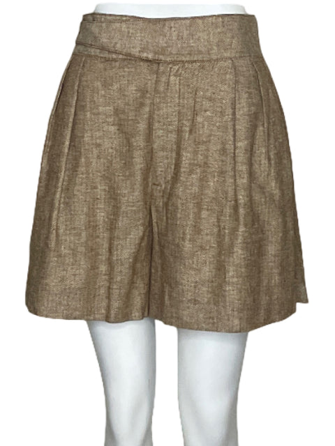 Short Tesoro TPS Cinturon Marron-Talla XS