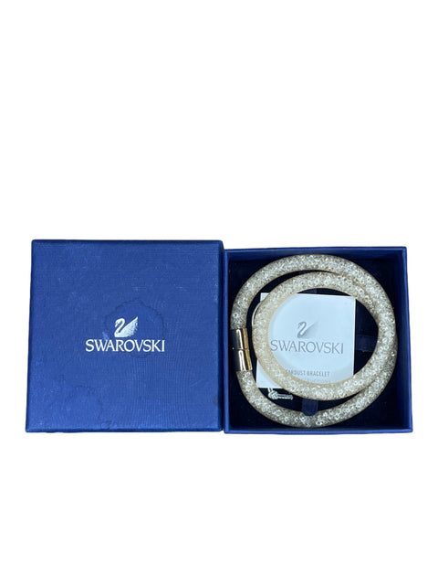 Brazalete Swarovski Stardust Dorado-Talla U