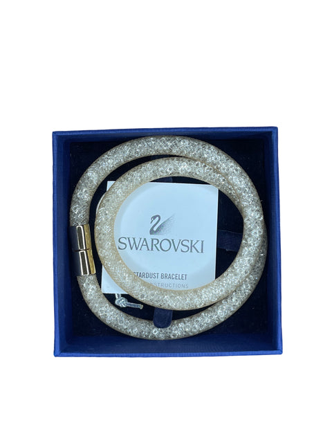 Brazalete Swarovski Stardust Dorado-Talla U
