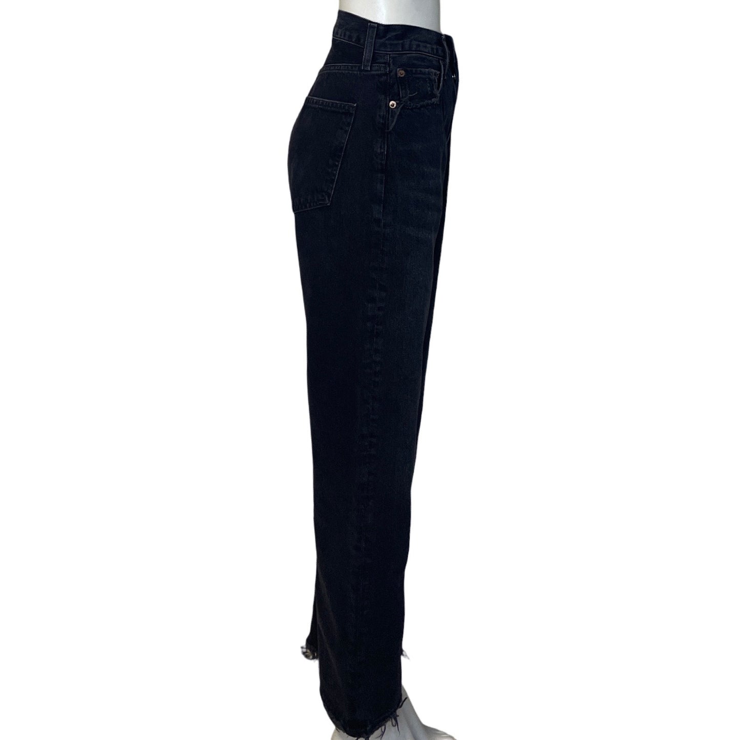 Pantalon Agolde 5 Botones Jeans Negro-Talla 26