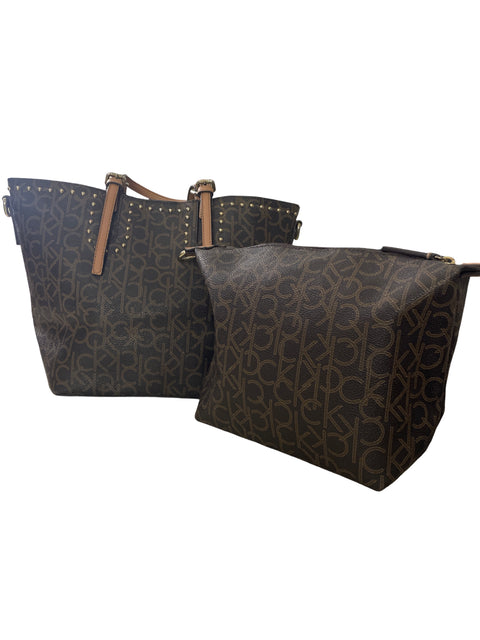 Cartera Calvin Klein Cartera/Neceser Mrron- Talla S