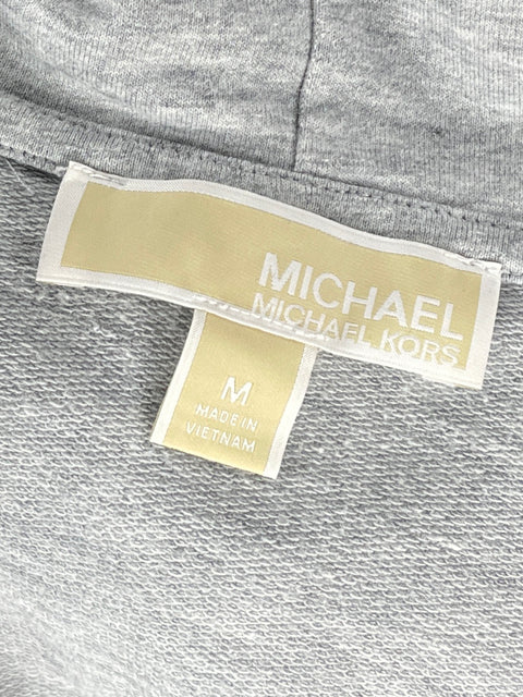 Abrigo Michael Kors Cut Out Gris-Talla M