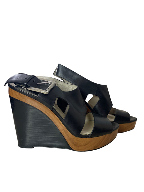 Calzado Michael Kors Plataforma Negro- Talla 8