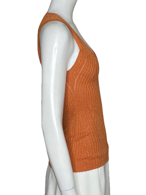Top Patrizia Pepe Brillante Naranja-Talla 0