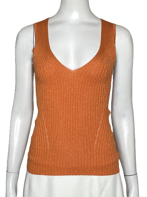 Top Patrizia Pepe Brillante Naranja-Talla 0