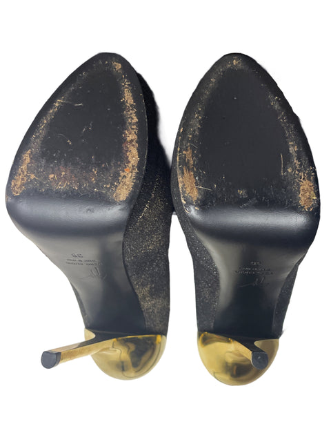 Calzado Giuseppe Zanotti Design Brillo Tacos Negro-Talla 38