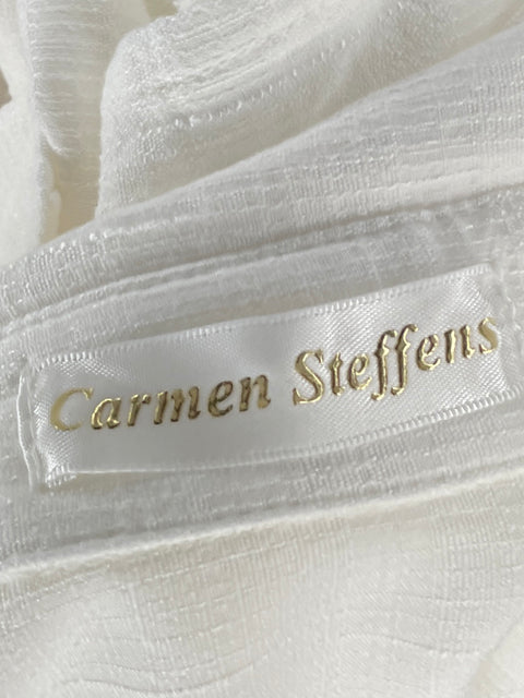 Camisa Carmen Steffens Bolsillos Blanco-Talla U