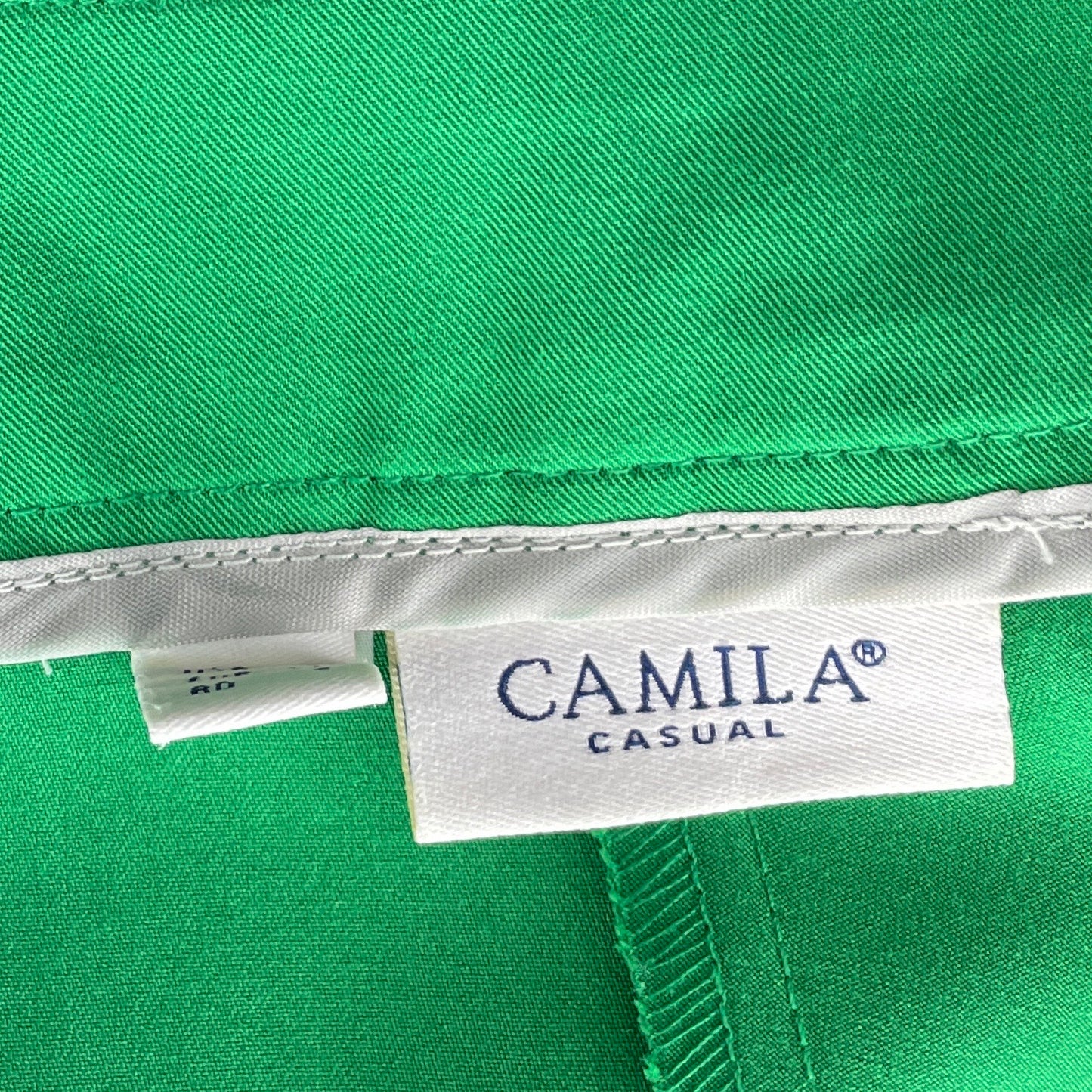 Pantalón Camila Casual Recto De Vestir Verde-Talla
 6