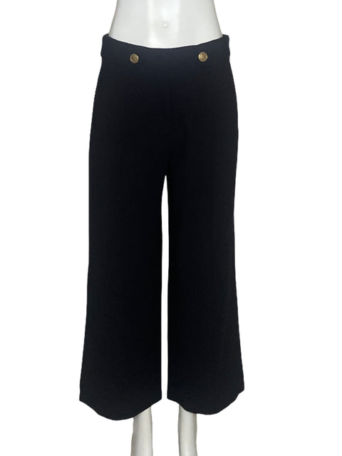 Pantalón Zara Botones Negro - Talla S