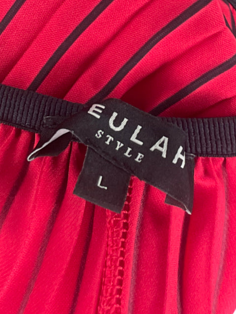 Pantalón Beulah Rayas Rojo - Talla L