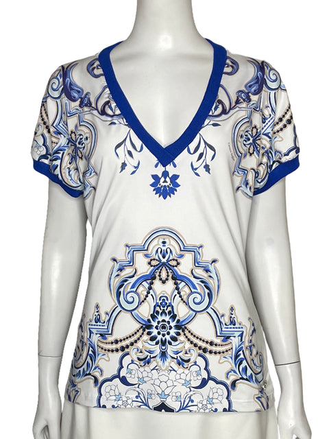 Sueter Carmen Steffens Cuello V Blanco-Talla U
