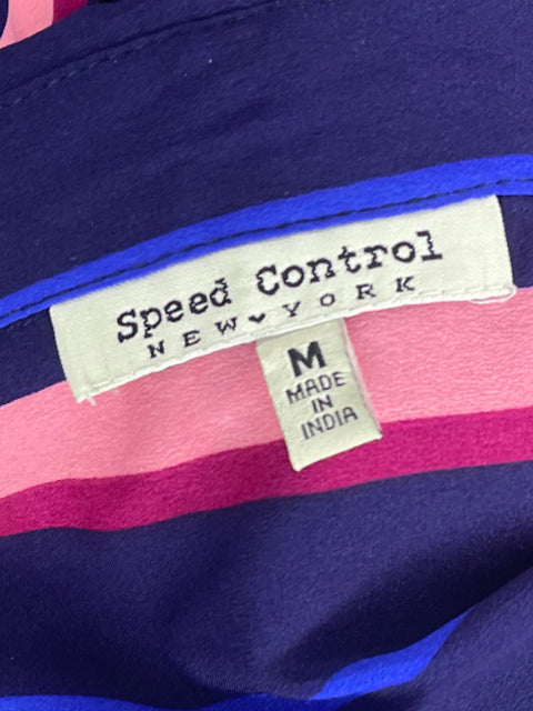Vestido Speed Control Rayas Azul-Talla M