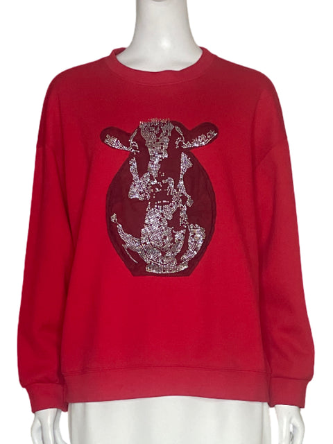 Sweater Tesoro TPS Vaca Rojo - Talla S