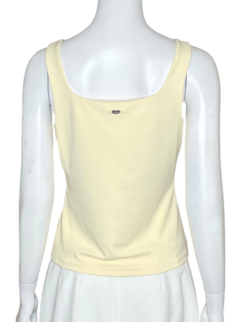 Top Guess Casual Sin Mangas Amarillo-Talla M