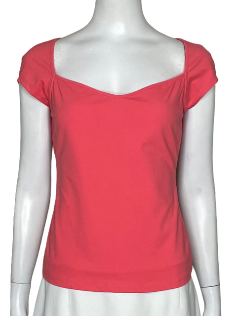 Top BCBG Stretch Rosado-Talla S