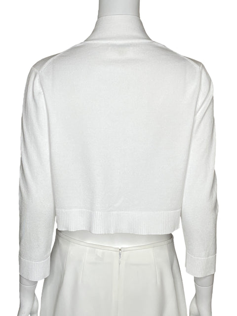 Cardigan Calvin Klein Manga Larga Blanco-Talla M