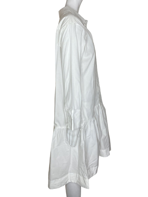 Vestido Molimoll Camisero Fluido Blanco- Talla S