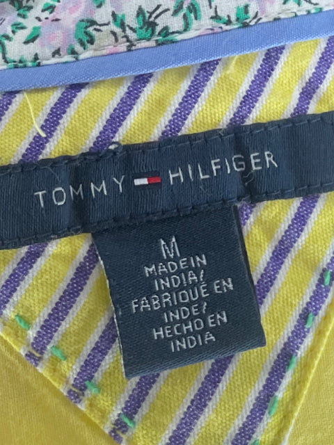 Camisa Tommy Hilfiger Flecos Amarillo - Talla M