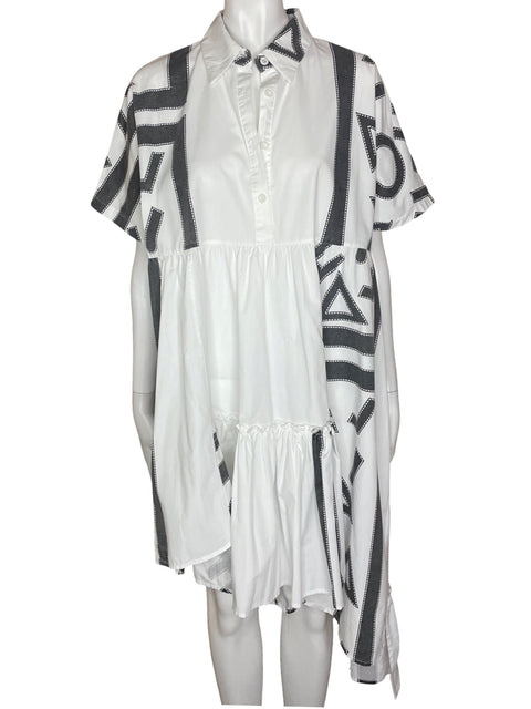 Vestido Tesoro TPS Asimetrico Blanco- Talla S
