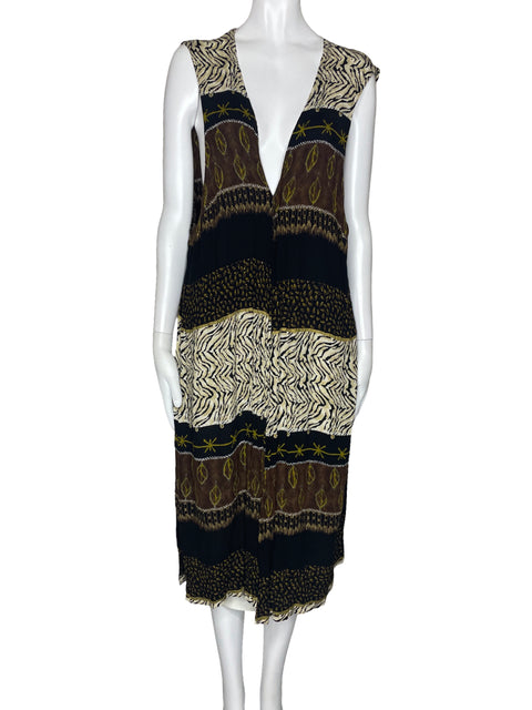 Cardigan Jessica Howard  Estampado Marron-Talla 16
