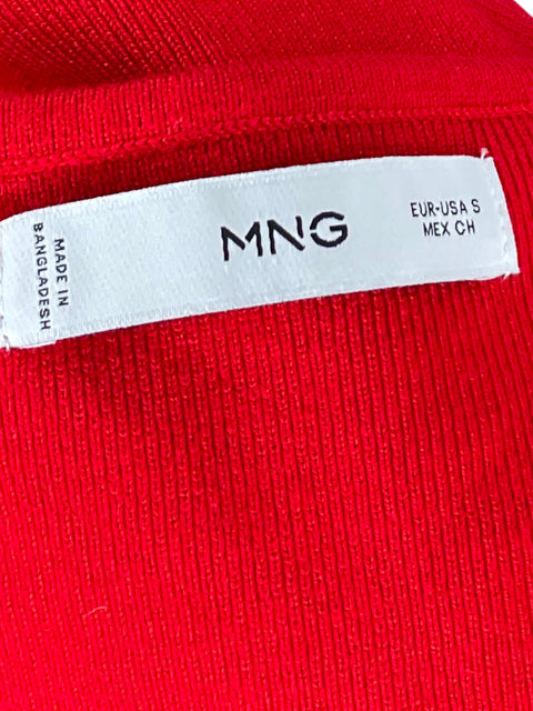 Top MNG Sin Mangas Casual Rojo-Talla S