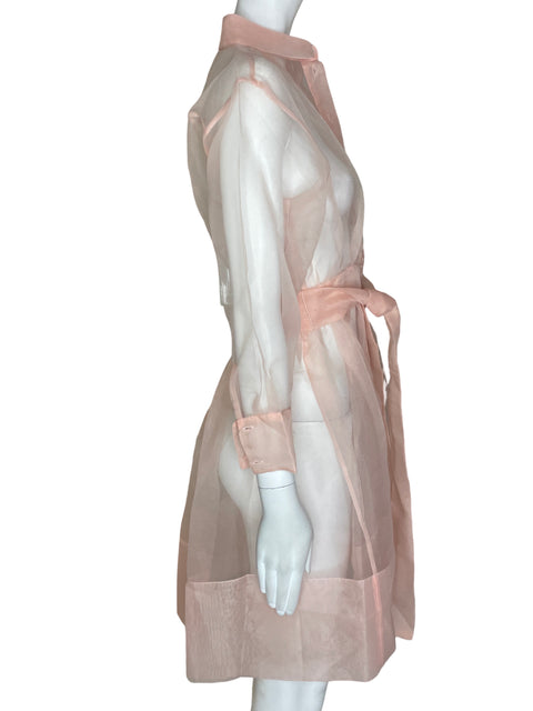 Vestido Maje Transparente Rosado- Talla 1