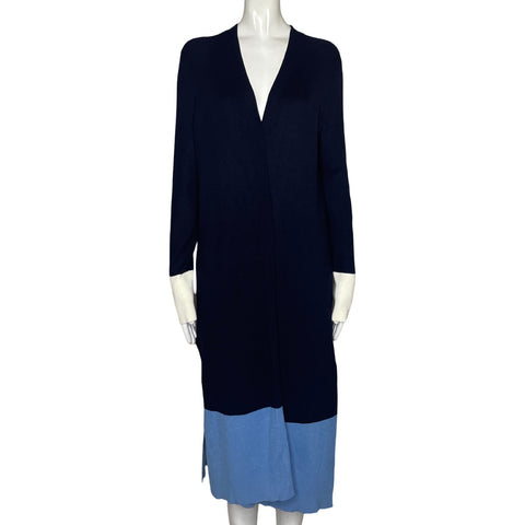 Cardigan Jones New York Acanalado Azul - Talla L