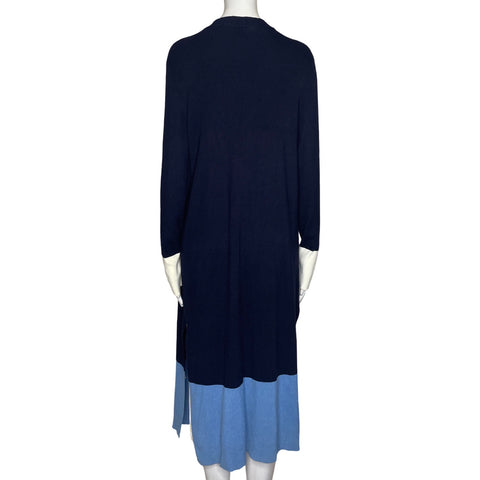 Cardigan Jones New York Acanalado Azul - Talla L