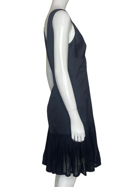 Vestido Ellie Tahari Sin Mangas Negro - Talla S
