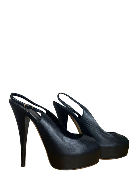 Calzado Giuseppe Zanotti Desing Destalonado Negro-Talla 39.5