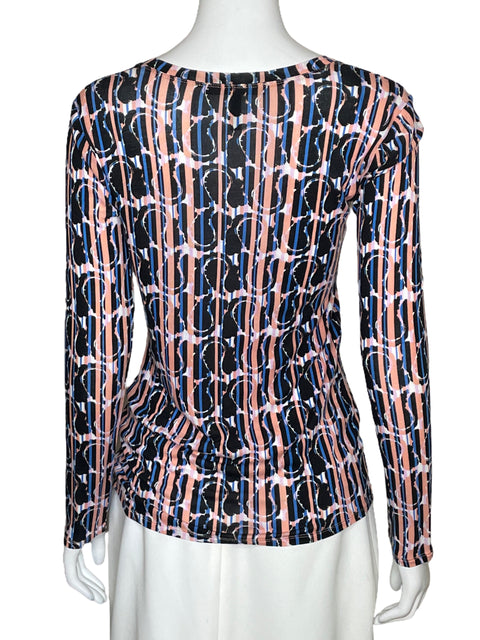 Sueter BCBG Estampado Manga Larga Negro-Talla M