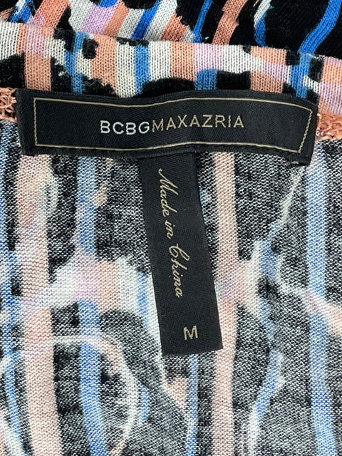 Sueter BCBG Estampado Manga Larga Negro-Talla M