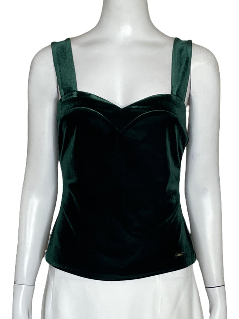 Top Armani Exchange Velvet Verde-Talla M
