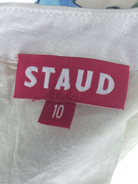 Vestido Staud CutOut Blanco - Talla 10