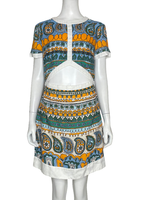 Vestido Staud CutOut Blanco - Talla 10