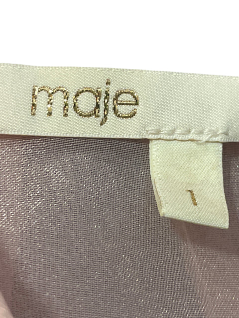 Vestido Maje Transparente Rosado- Talla 1