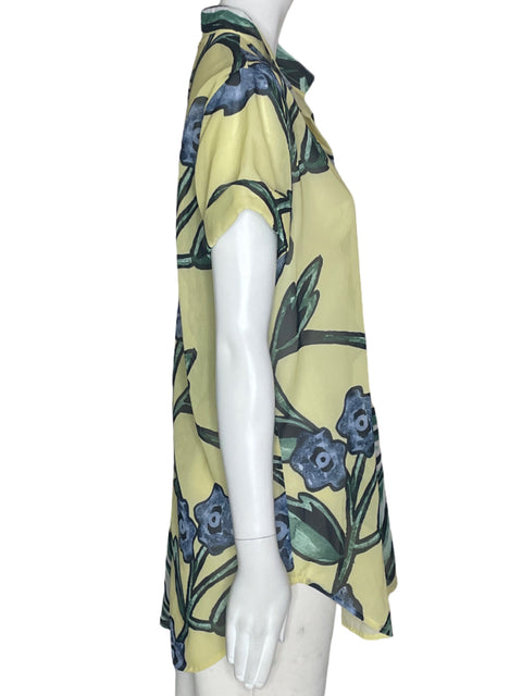 Camisa Molamola Hojas Verde- Talla S