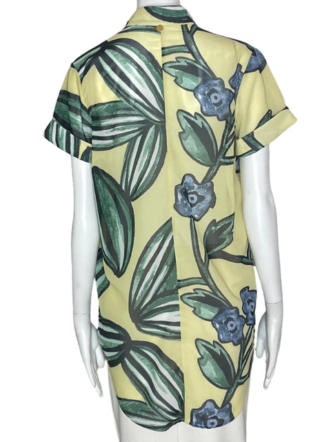 Camisa Molamola Hojas Verde- Talla S