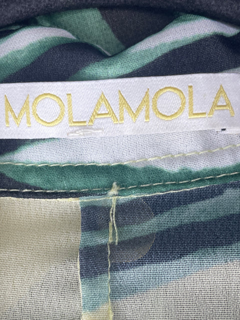 Camisa Molamola Hojas Verde- Talla S