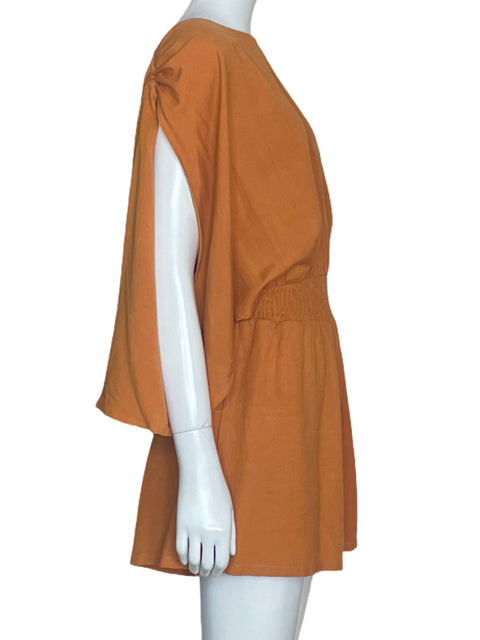 Romper Lalavon Fluido Marron-Talla S