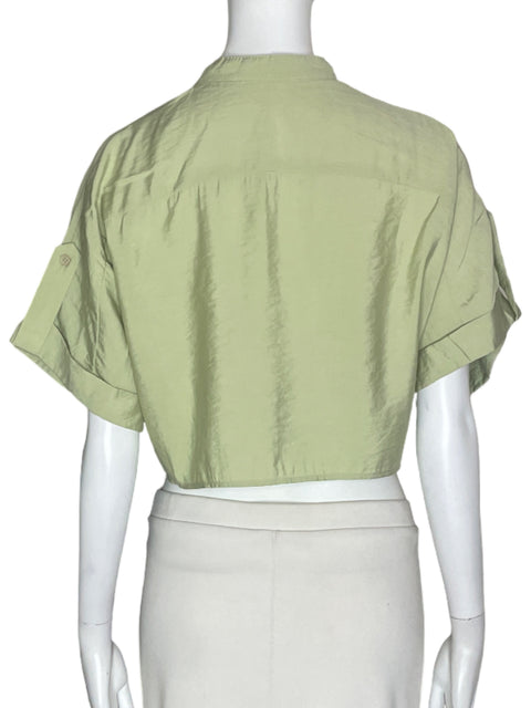 Camisa Mustard Seed Shirt Tied Verde- Talla S