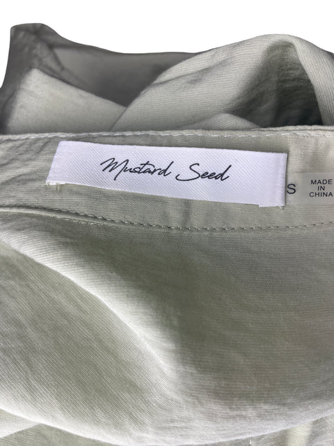 Camisa Mustard Seed Shirt Tied Verde- Talla S