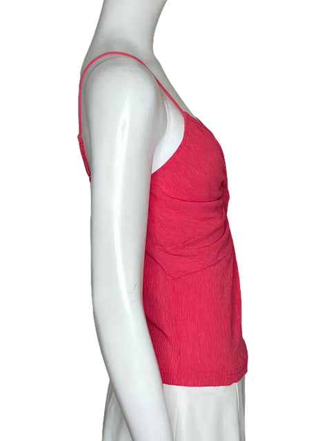 Top MNG Tirantes Crinkle Rosado-Talla S