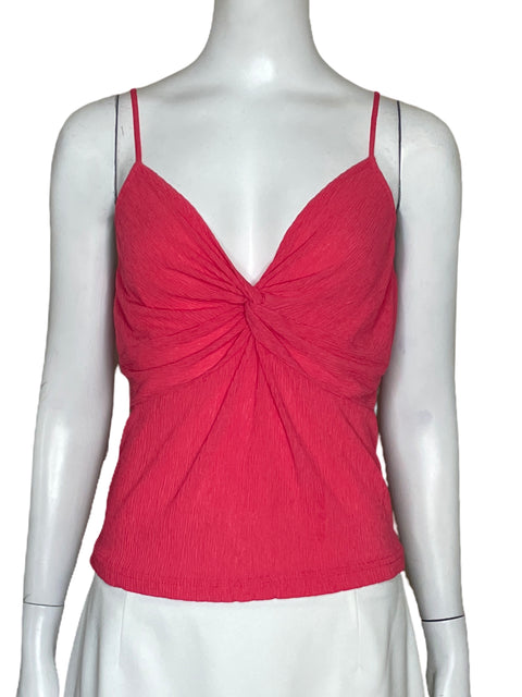 Top MNG Tirantes Crinkle Rosado-Talla S