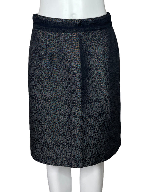 Falda Antonio Melani Midi Negro-Talla 4