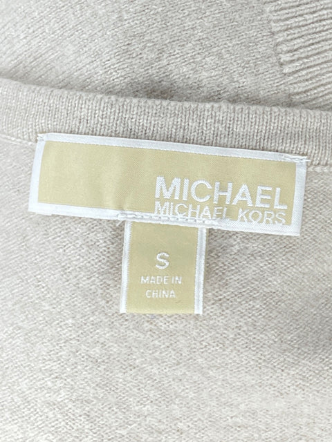 Top Michael Kors Tirantes De Lana Beige-Talla S