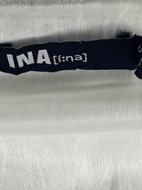 Vestido INA Estampado Metalizado Azul-Talla S