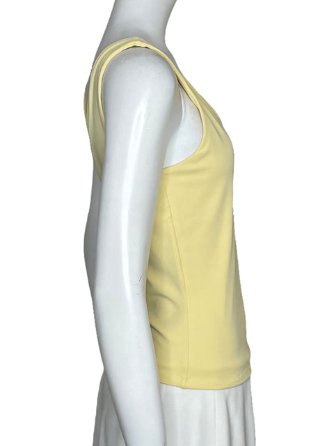 Top Express Body Contour V-Neck Amarillo-Talla S
